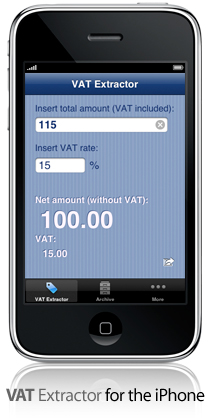 VAT Extractor Screenshot