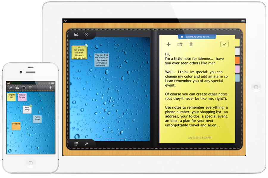 iMemos on iPhone and iPad