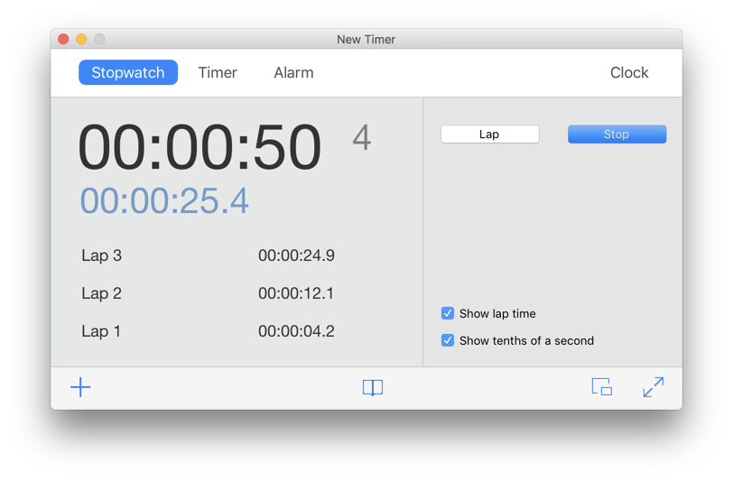 Timer app for macbook