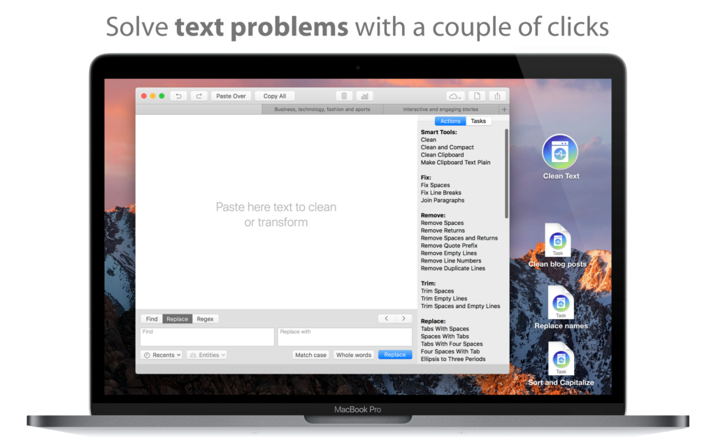 Clean Text for Mac 7.0