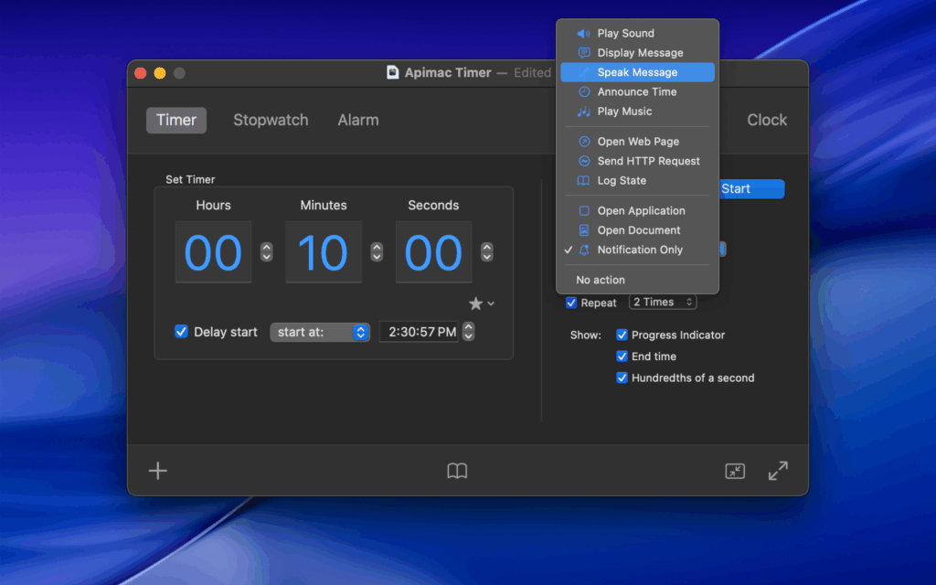 Apimac Timer-Timeractions